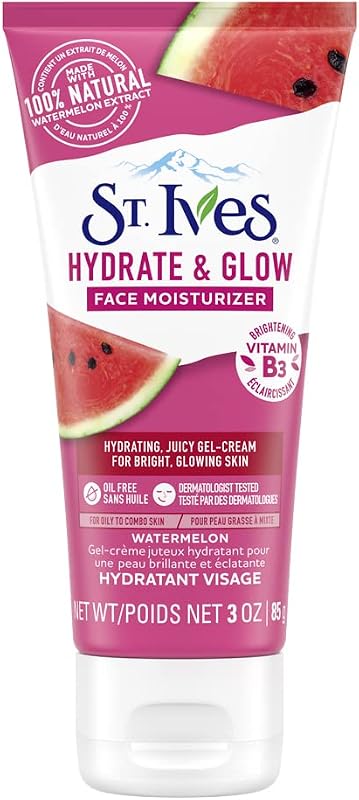 Hydrate & Glow Face Moisturizer Watermelon 3 Ounce