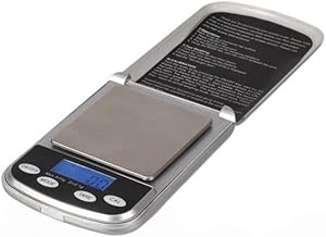 Perel Precision Scales, Digital, 0.01g to 500g, Tare Function, Automatic Shutdown, Backlit LCD Display, Grey