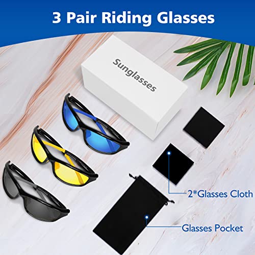 Polarized Sunglasses, Cycling Glassesuv400 Sports Sunglasses Dirt Bike Goggles Motorcycle Goggles Polarized Sports Sunglasses For Men Women Running Cycling Fishing Golf Surfing Driving Shades Sun #TOP2