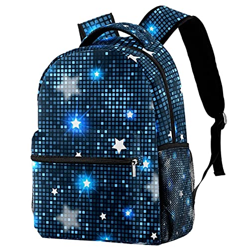 Sac à dos espace galaxie et chats pour adolescents avec poches