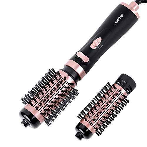 JOYUM 1000W 2-in-1 Hot Air Spin Brush Dryer for Styling, Smoothing and Straightening