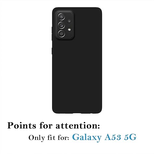Miniatura 8 de Funda personalizada para Samsung Galaxy A53 5G, funda protectora de poliuretano termoplástico suave contra arañazos, color negro