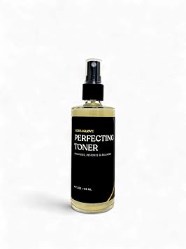Perfecting Toner - Hydrating & Brightening Facial Mist with Rose Water, Aloe, Witch Hazel & Vitamins A, C, E - 4 Fl Oz Pack of 1