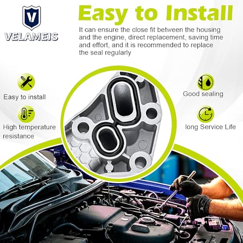 Image of 1PCS 26345-3LAA0 Engine Oil Filter Housing Gasket Fit For Kia Cadenza 3.3l 2016-2021 For Hyundai Palisade 2020-2024