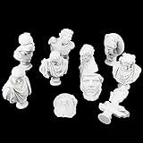 Melleco Sculpture Drawing Sketch Resin Bust Cast Figure Statue Model Art Decor