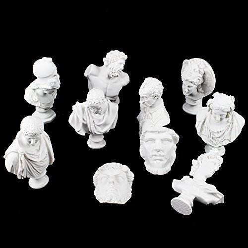 Melleco Sculpture Drawing Sketch Resin Bust Cast Figure Statue Model Art Decor #TOP7