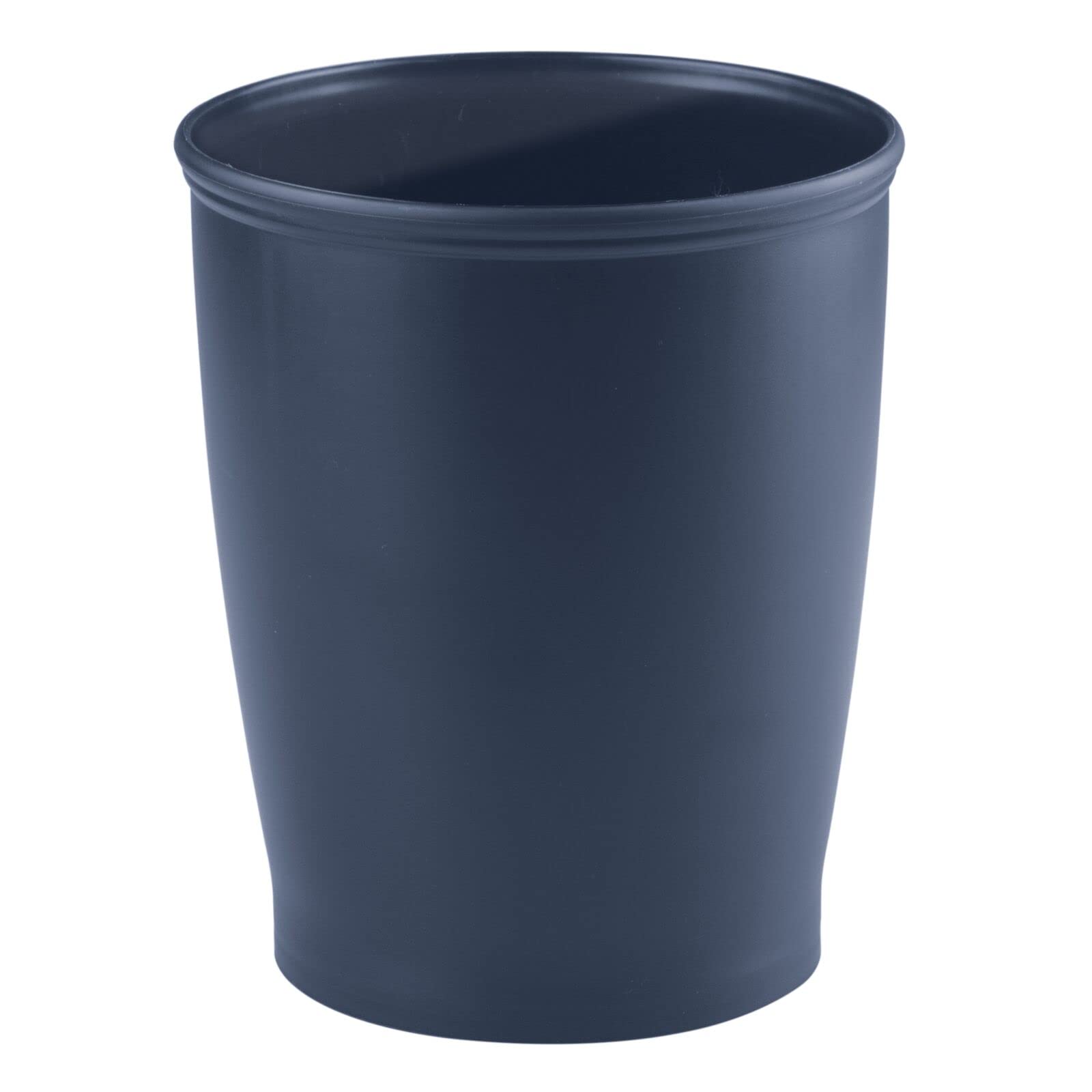 mDesign Small Plastic Bathroom Garbage Can - 1 6 Gallon 6 Liter Trash Can Wastebasket for Bathroom -