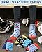 Shyyween 10 Pairs Funny Hockey Socks for Teen Boys Novelty Cotton Athletic Crew Socks Birthday Xmas Holiday Gift for Hockey Players Lovers