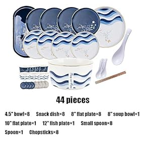 Elevate Your Dining Experience: Buy the Luxe 44-Piece Phnom Penh Porcelain Dinnerware Set – QUSYZD