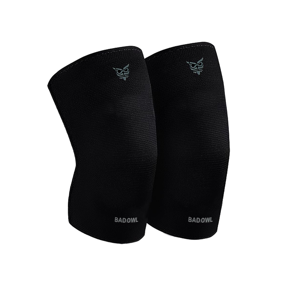 BADOWL Flexa Knee Cap for Men and Women | All-Day Comfort Compression Sleeve for Joint Support, Running, Gym, Sports, Injury Recovery – Black (1 Pack)-image-46