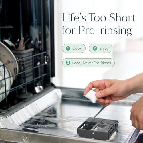 Puracy Dishwasher Pods, Dishwasher Detergent, Free & Clear Dish tabs - Enzyme-Powered, Spot & Residue Free - TikTok Trend Items, Must Haves from TikTok Made Me Buy It (Free & Clear, 50 Count) - 4