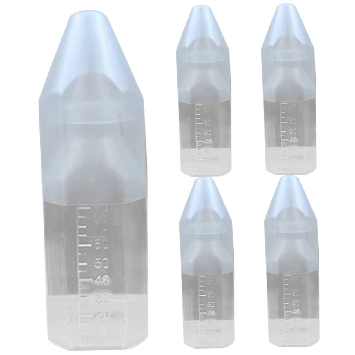 VICASKY5set Disposable Feeding Bottle Portable Travel Baby Bottle Infants  Milk Bottles Baby Milk Bottles Kitten Milk Bottle Baby Products Drinking