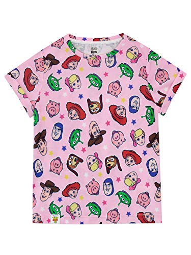 Disney Camiseta de Manga Corta para niñas Toy Story Rosa 10-11 Años