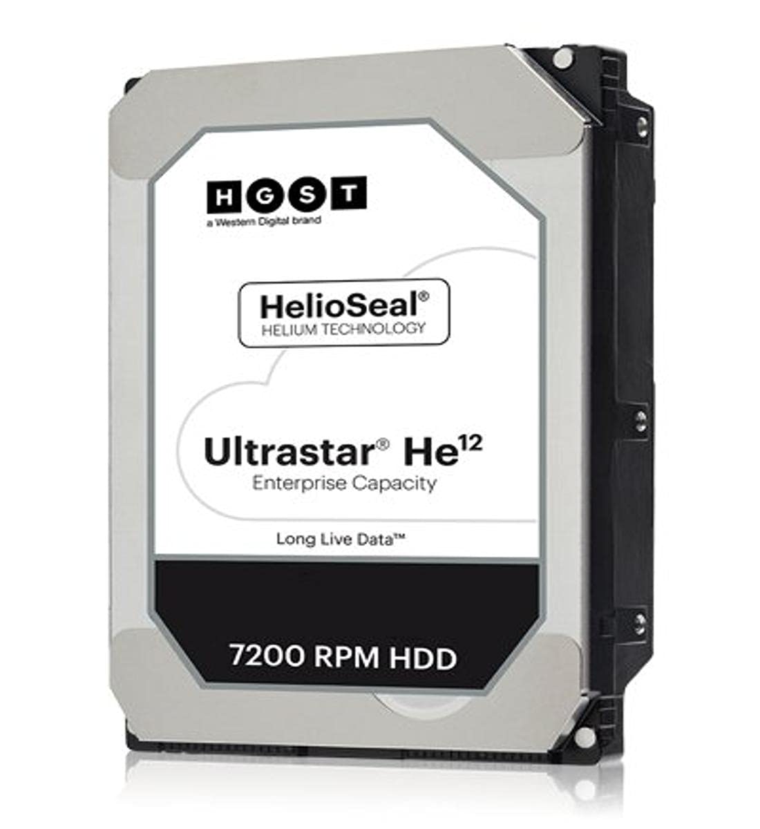 HGST Ultrastar He12 (12 TB) Disco duro SATA de 3,5 pulgadas 7200 rpm de 6 Gb/s de 256 MB de búfer de datos (interno) Modelo SATA borrado seguro (solo sobrescritura) (reacondicionado)