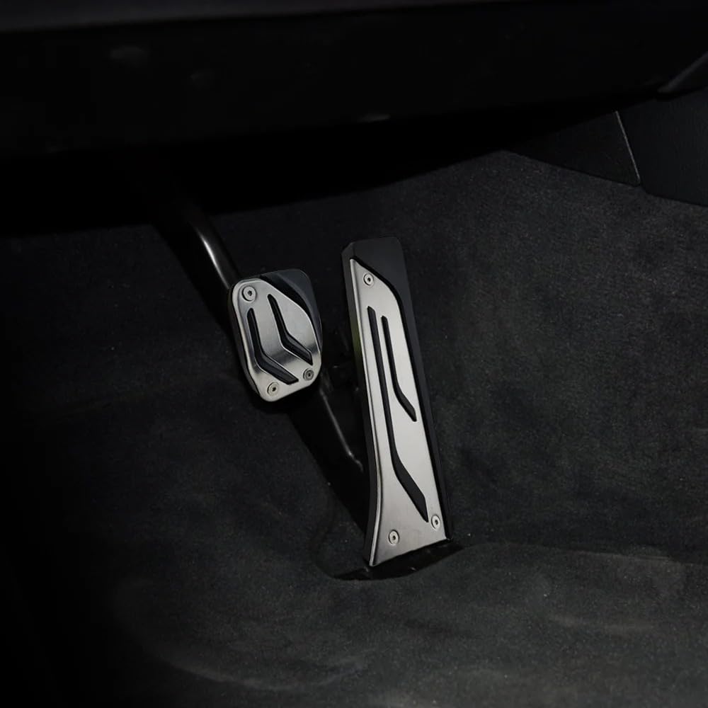 Pedal for BMW M2 M3 M4 M5 M6 I3 I8, 2pcs at Stainless Steel Car Accelerator Brake Pedal Foot Rest Pedals Pads Automotive