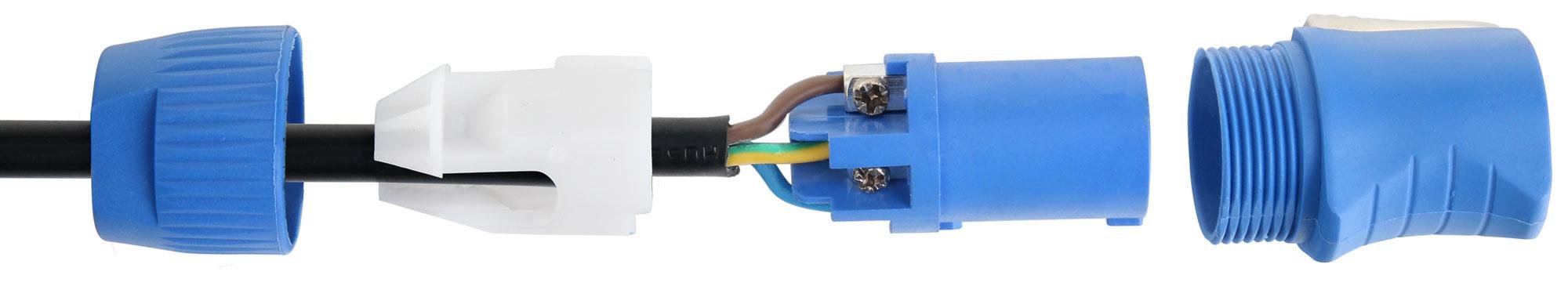 Pronomic Stage EUPPD-5 kabel zasilający DMX powercon 5m