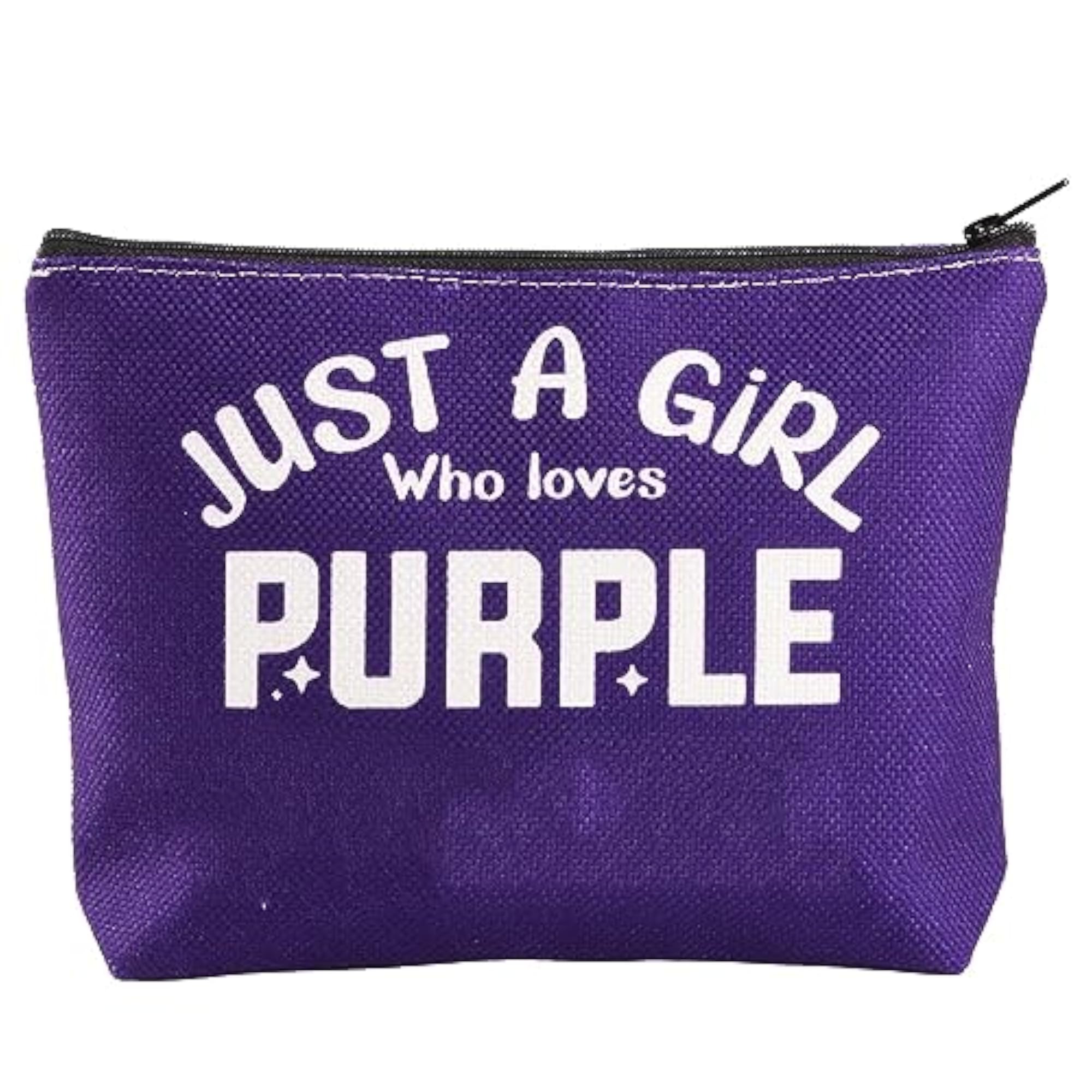 BWKTOP Purple Fans Cosmetic Makeup Bag