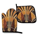 【Weich und bequem】 --- Die Topflappen aus Topflappen bestehen aus wasserdichtem Polyestergewebe. Diese Topflappen sind flexibler und sicherer, wenn Sie sie verwenden.