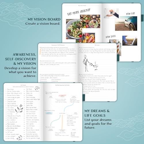 Image of Legend Planner Undated, Weekly & Daily Goal Journal, A5 Dark Teal