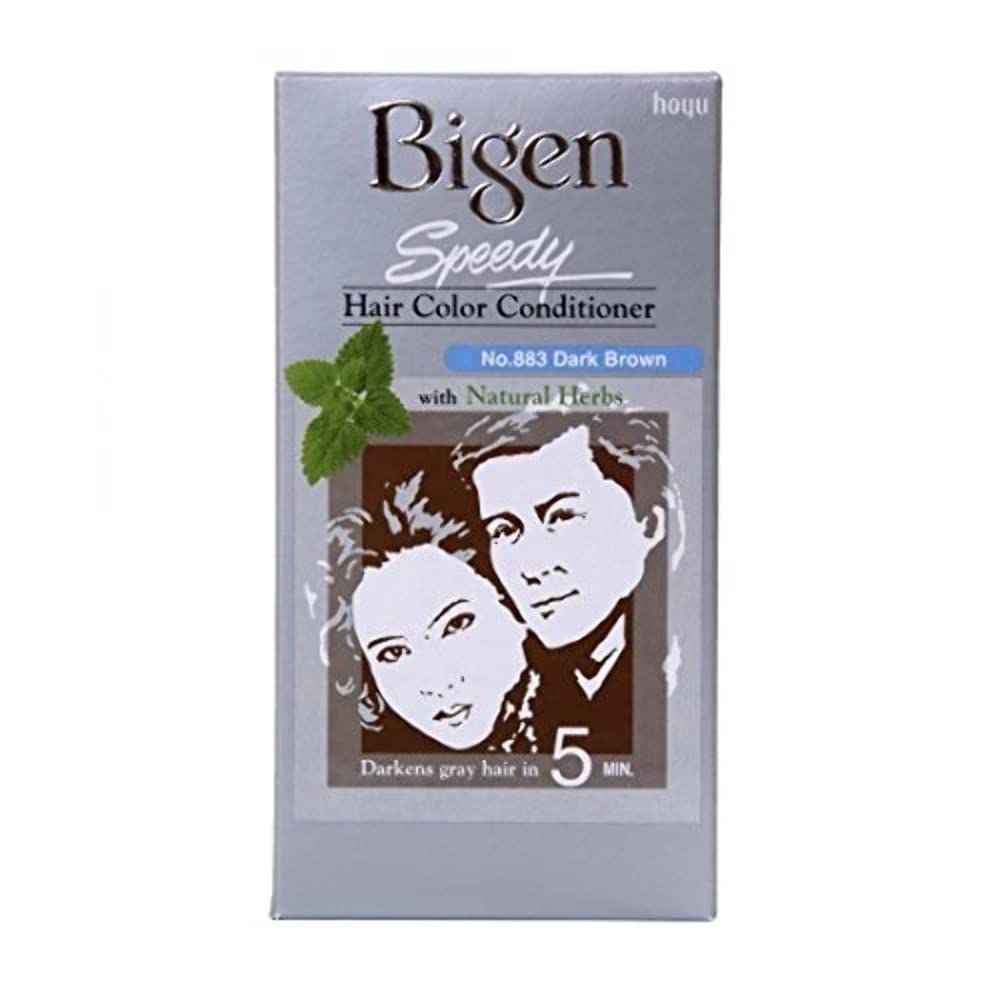 Amazon.com : Bigen Speedy Hair Color, Dark Brown 883 : Beauty & Personal  Care