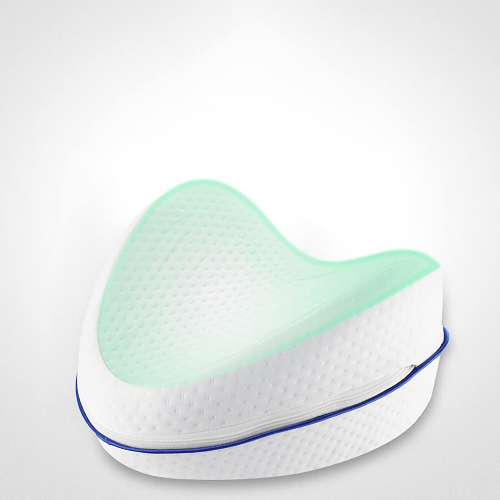 Yagosodee Leg Pillow Heart Shape Leg& Knee Memory Foam Support Pillow Knee Pillow for Side Sleepers Soothing Pain Relief for Sciatica, Back, Hips, Knees, Joints