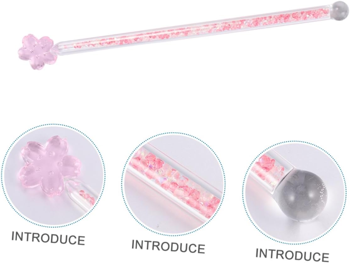 Glass Swizzle Stick for Home Bar, Shiny Stirrer