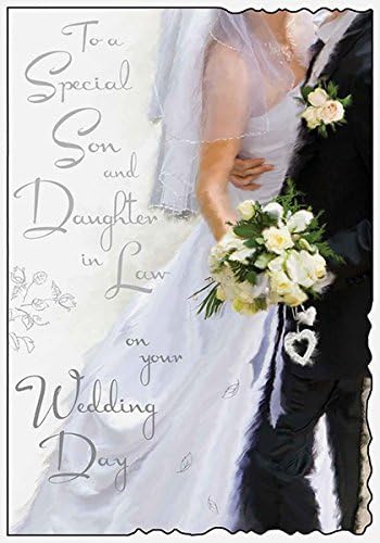 Jonny JavelinSpecial Son & Daughter in Law Wedding Day Card