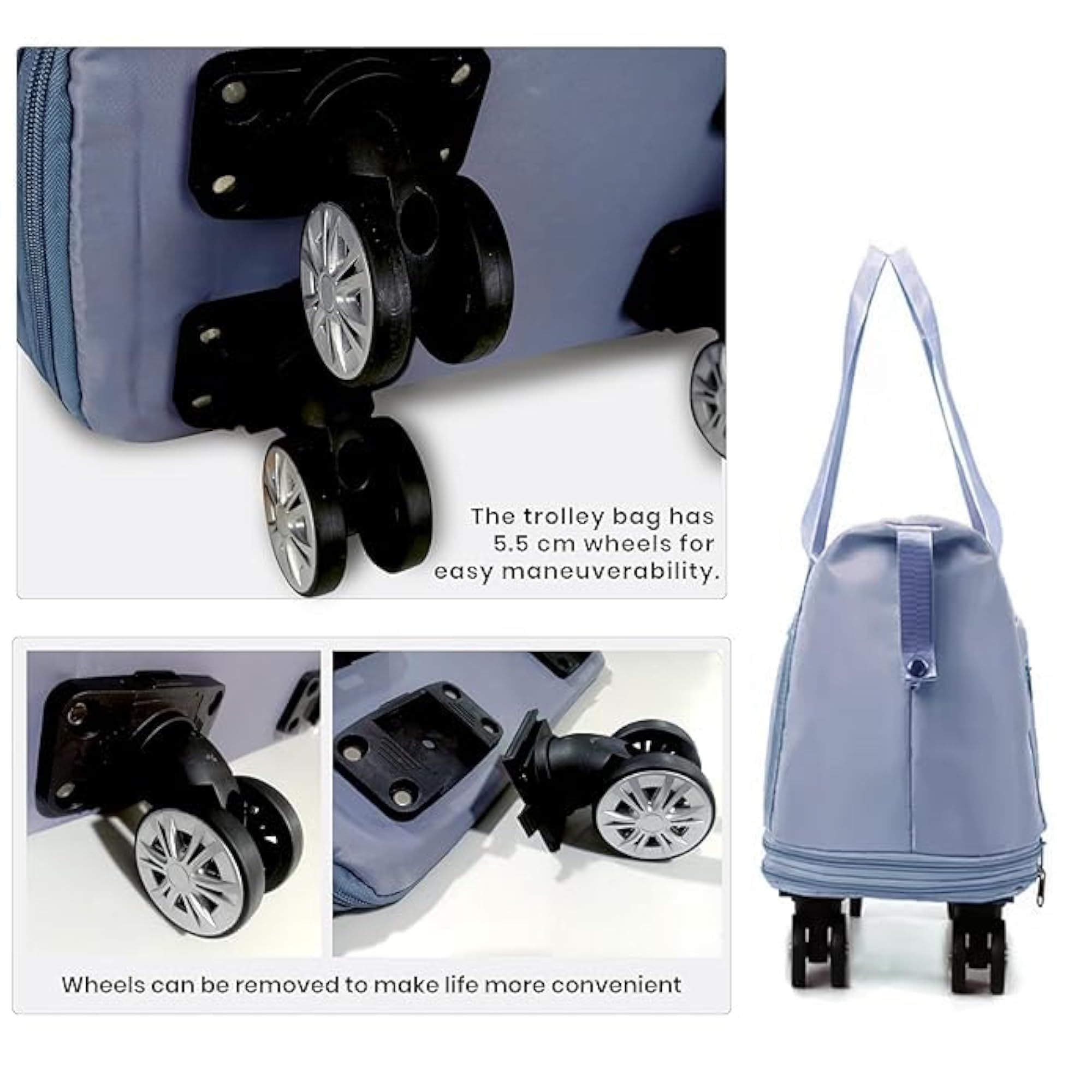 Foldable Travel Pocket Duffel Bag for Lightweight Carry