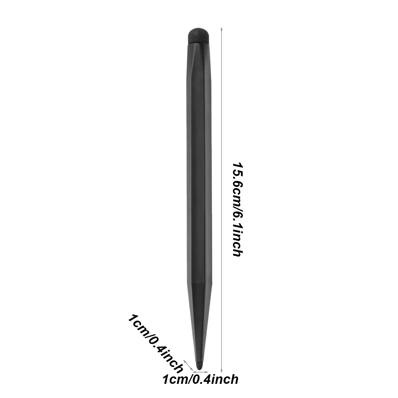 Penna touch screen a doppia punta, ad alta sensibilità, per lavagne elettroniche, penna di precisione per touchscreen per affari, ufficio, istruzione e presentazioni di riunioni, 15,5 x 1 x 1 cm
