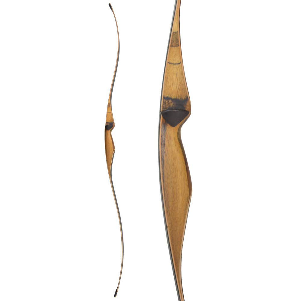 54" Arco ricurvo con frecce 10-35 libbre Longbow Tradizionale Fatto a Mano Caccia con L'Arco per la Pratica del Bersaglio all'aperto Mano Destra