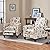 Christopher Knight Home Emmie Fabric Recliner (Set of 2), Light Beige with Blue Floral, Dark Brown from Christopher Knight Home