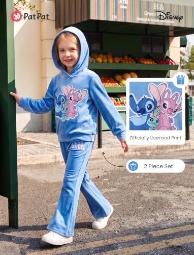 Image of Disney Marvel Outfits for Girls Long Sleeve Hoodie Pants Sets Fall Winter
