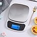 JRPB Bilancia digitale da cucina Di cottura e bilancia da cucina Bilancia Elettronica Digitale Alta Precisione Bilancia da Cucina Digit 5 Kg / 11,02 Sterline Adatto per la Cottura Di Gioielli F