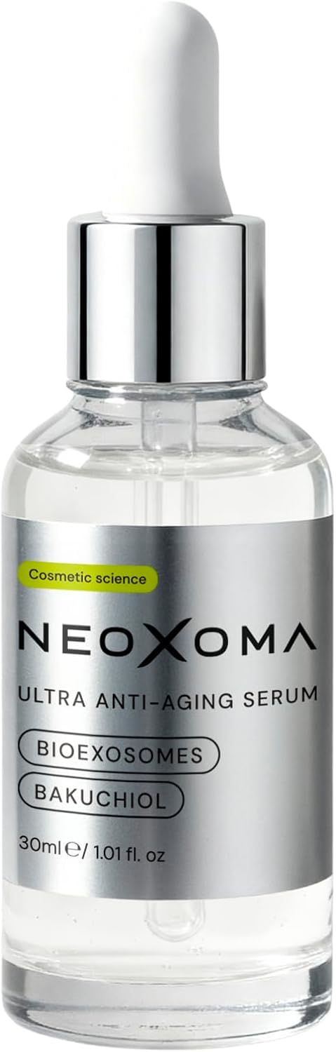 NEOXOMA - Siero Viso con Esosomi e Bakuchiol | Trattamento Viso Avanzato con Bioesosomi | Migliora l’Aspetto di Linee e Texture | Pelle Più Luminosa e dall’Aspetto Più Tonico | Formula Vegana 30ml