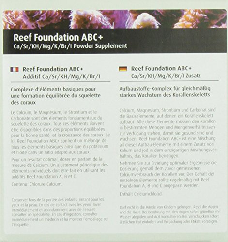 Red Sea Fish Pharm ARE22007 Reef Foundation Salt Water Conditioners for Aquarium, 1kg