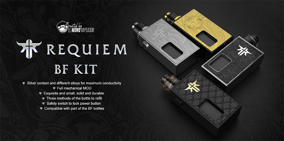 elfbar nachfüll pod läuft aus E-leaf, Vandy-Vape Requiem BF Kit alimentado por una sola batería 18650 y  botella Squonk de 6 ml con bobina Clapton fusionada 100% original (batería  no incluida) : Amazon.es: Electrónica