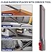 Sealegend Crevice Tool Dryer Vent Lint Vacuum Attachments Compatible with Dyson V15 V12 V11 V10 V8 V7 Vacuum Cleaner Dryer vent Cleaner Kit, Flexible Dryer Lint Removal Tool