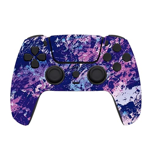 Image of Custom Controllerzz Custom Wireless Controller Compatible with PS5 - Multiple Designs Available (Purple Chaos)