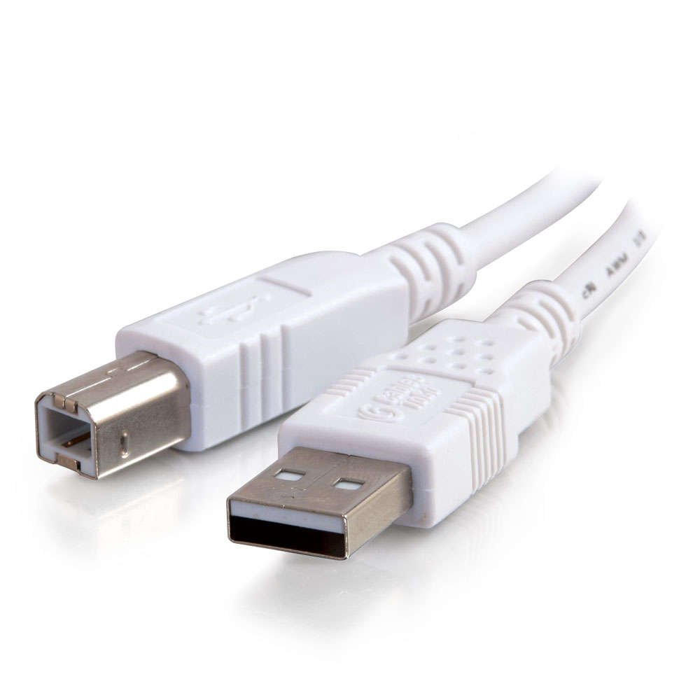 InLine 19880 Cavo USB 2.0 Tipo A Maschio - Tipo B Maschio, 10 Metri - Colore Beige - Doppia Schermatura