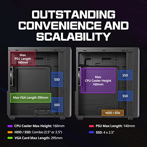 Zalman T8 ATX Mid-Tower + Fuente 600W 80 Plus Bronze miniatura 5