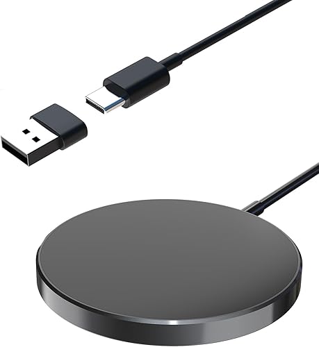 Miniatura 1 de Cargador MagSafe de 15 W, almohadilla de carga inalámbrica magnética para iPhone 17 16 15 14 13 12 Air Pro Max Plus miniAirPods 2 3 Pro, cargador