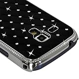Funda rígida para Samsung Galaxy Trend (incluye protector de pantalla), diseño de diamantes