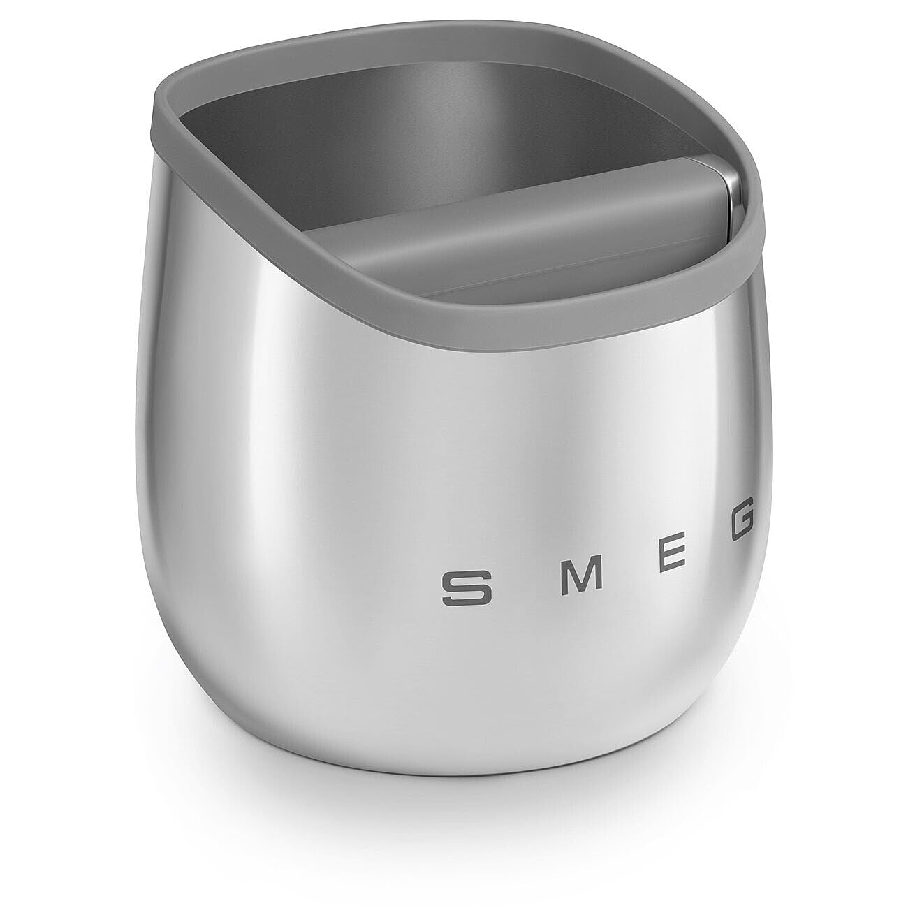Smeg, Battifondi per Macchine da Caffè ECKB01, Acciaio Lucido, 126x125x130 mm