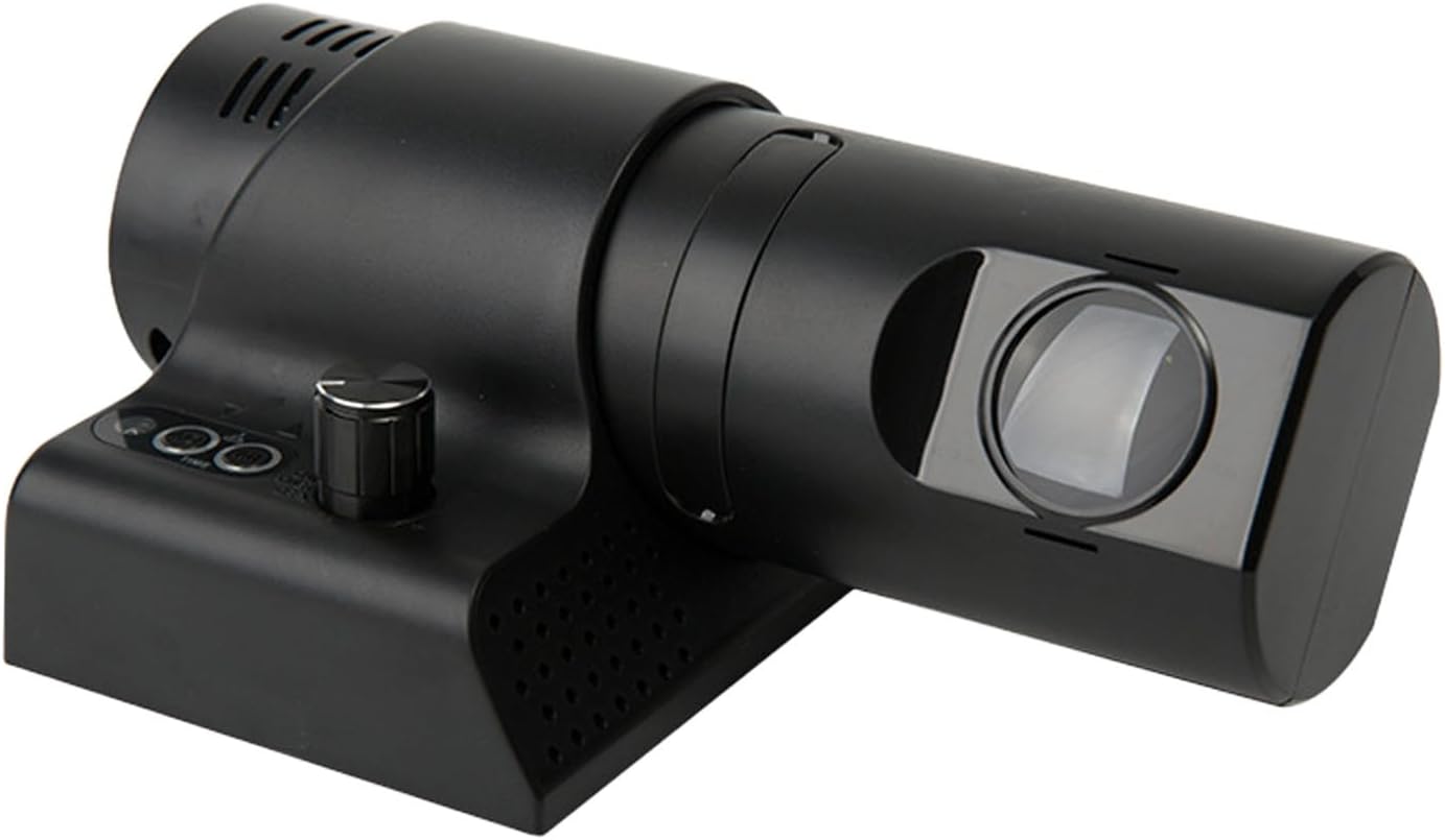 180 ° Rotatable Projector Clock, Projection Ceiling Wall Clock, Projection Alarm Clock for Bedroom, LED Alarm Clock for Bedrooms, Clocks for Bedrooms, Home, Office Black