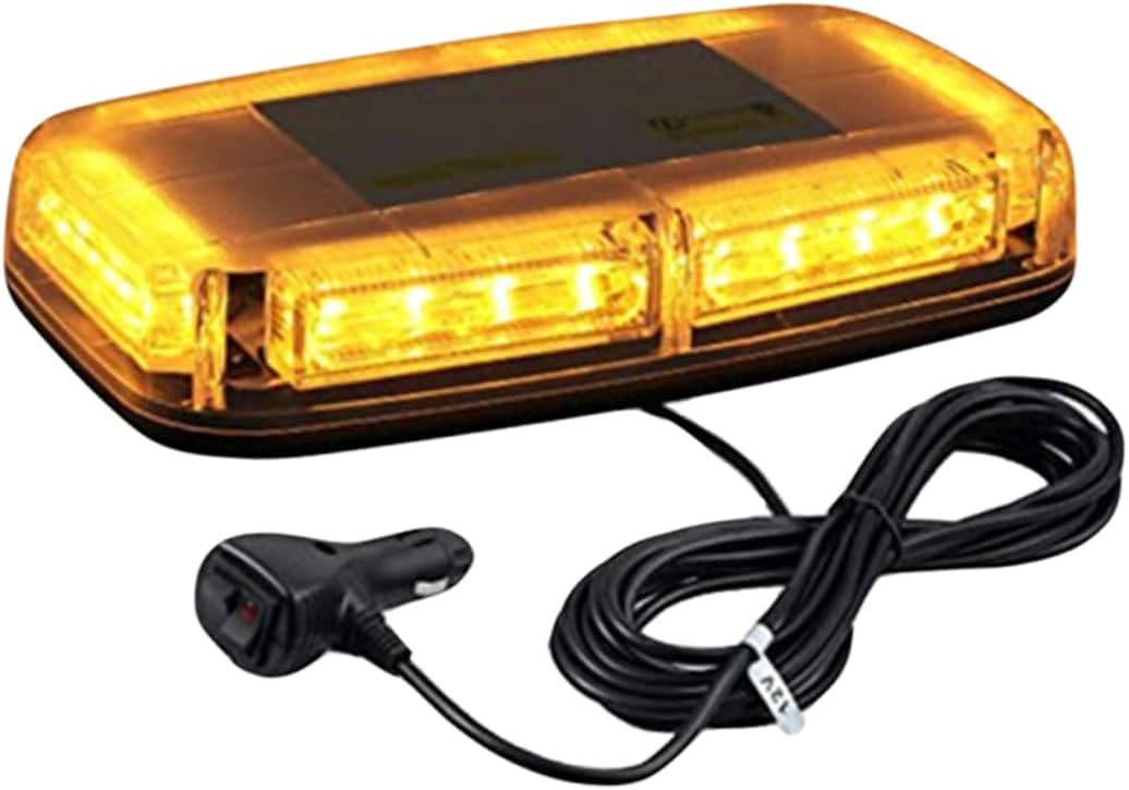 COSMEVIVI Feux De Détresse Pour Voiture 1 Pièce 24 Led Clignotant Lumière Magnétique Stroboscopique Lampe Davertissement 7 Modes Étanche Pour Tenting Urgence