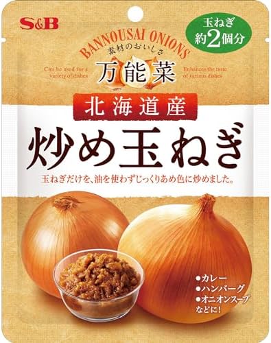 Amazon.co.jp: エスビー食品 万能菜 北海道産炒め玉ねぎ 180g ×4個 
