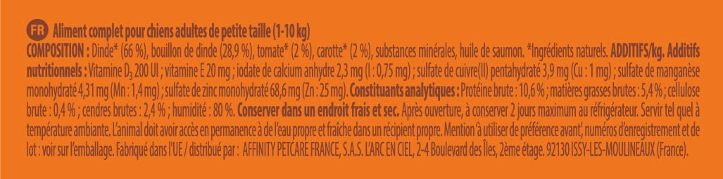 Nature's Variety Original No Grain - Mini pasztety dla dorosłych psów z indykiem - Opakowanie 8 x 150 g