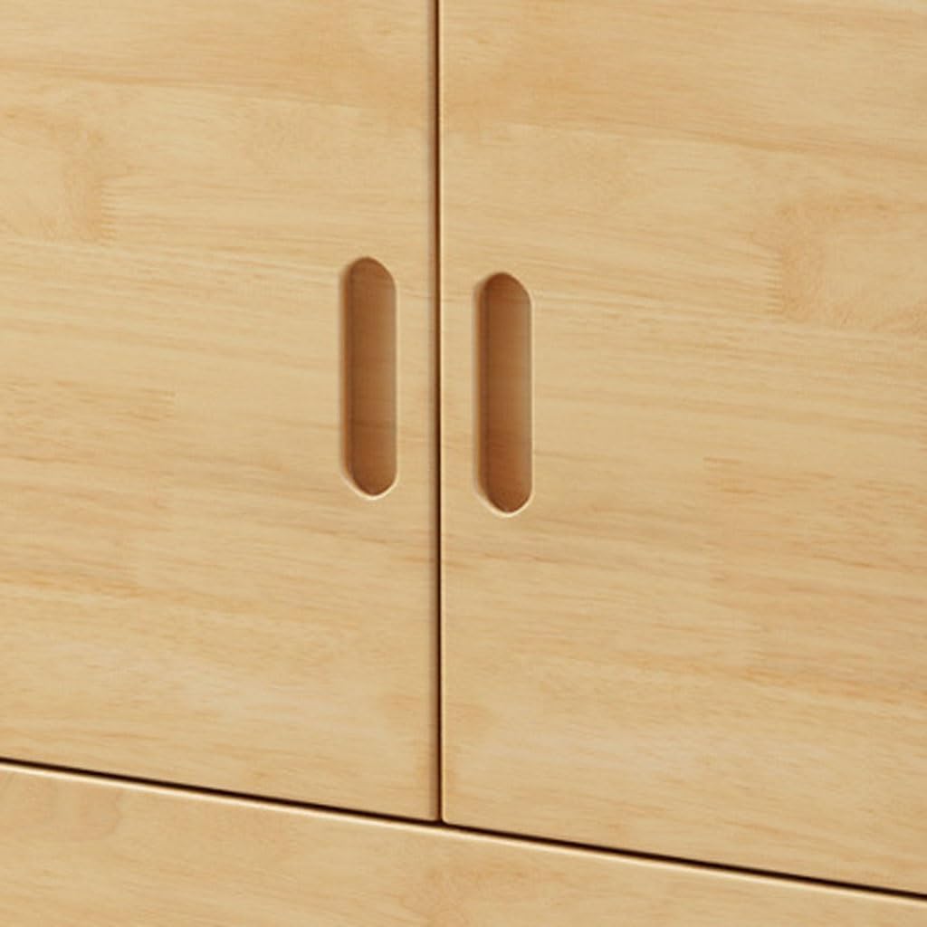 Buffet Cabinet Nordic Restaurant Sideboard Household Microwave Cabinet Kitchen Cupboard Tableware Storage Wine Buffet Cabinet with Storage