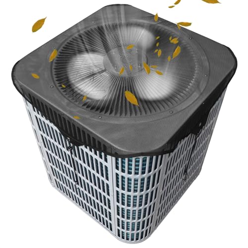 Central Air Conditioner Cover for Outside Units 28x28, Mesh AC Covers for Outside Winter, Breathable AC Condenser Cover Outdoor - Top Universal Defener