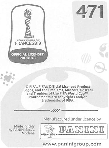 Miniatura 2 de 2019 Panini FIFA Women's World Cup France Album Stickers (Individual Sticker Only) Soccer #471 Olivia Schough Sweden 2 Inch by 2 12 Inch Collectible